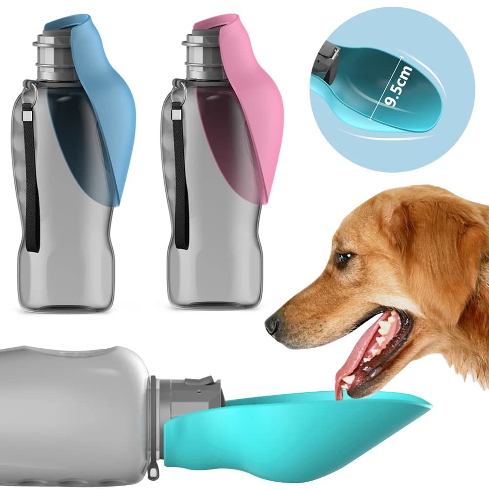 Botella de Agua Portátil para Perros — 800 ml
