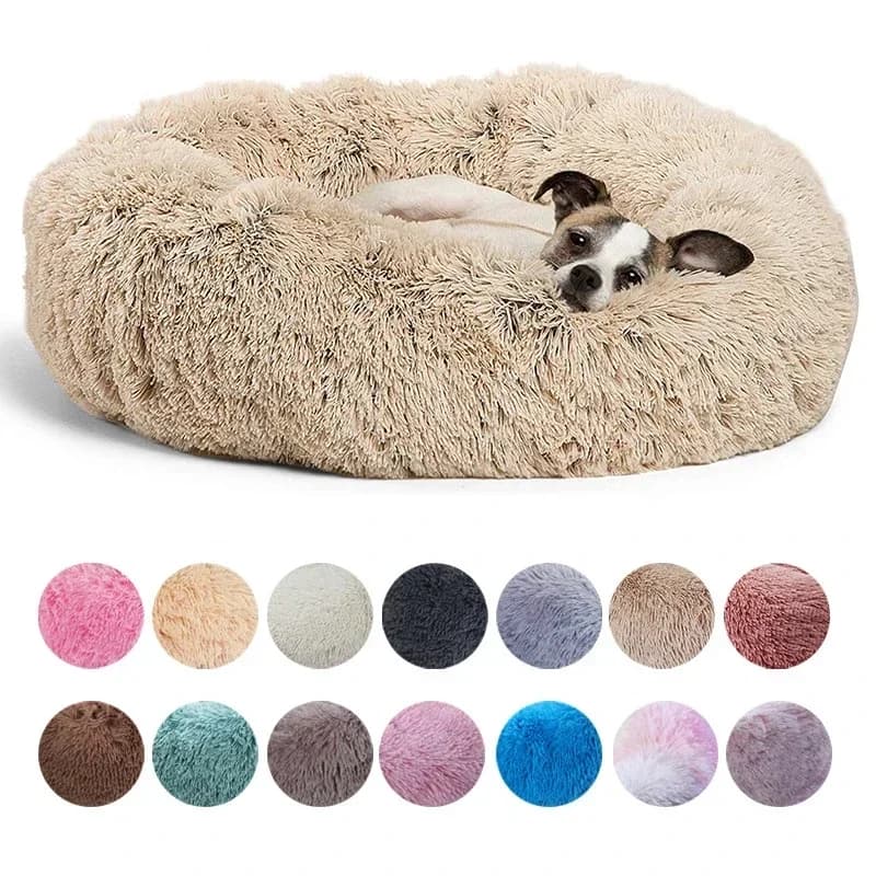 Cama Redonda Esponjosa para Mascotas — 6 Tallas