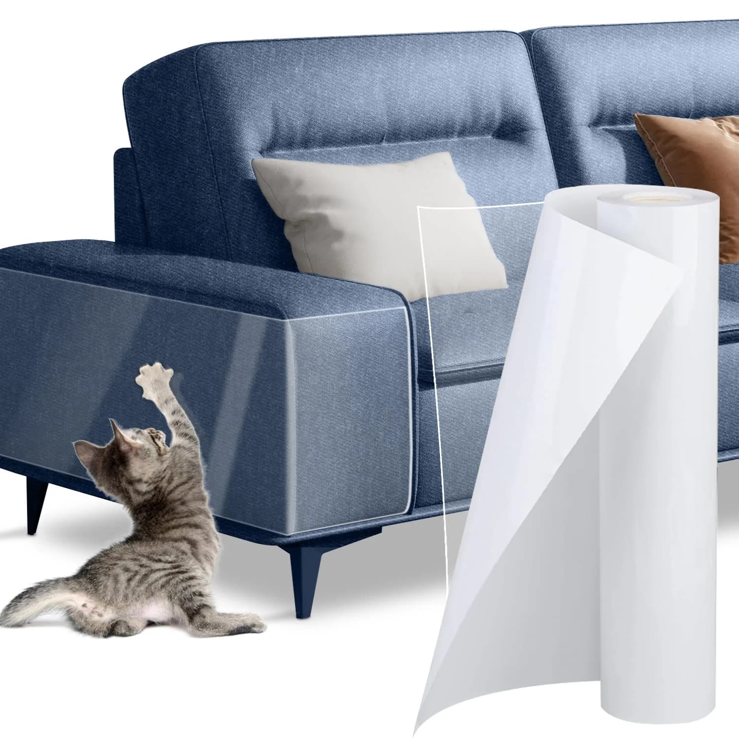 Cinta Protectora Anti-Arañazos para Muebles — Transparente
